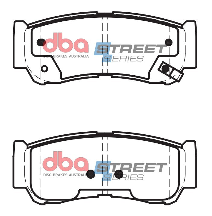 DBA DB2035SS - Brake Pads Street Series Ceramic | Rear Axle