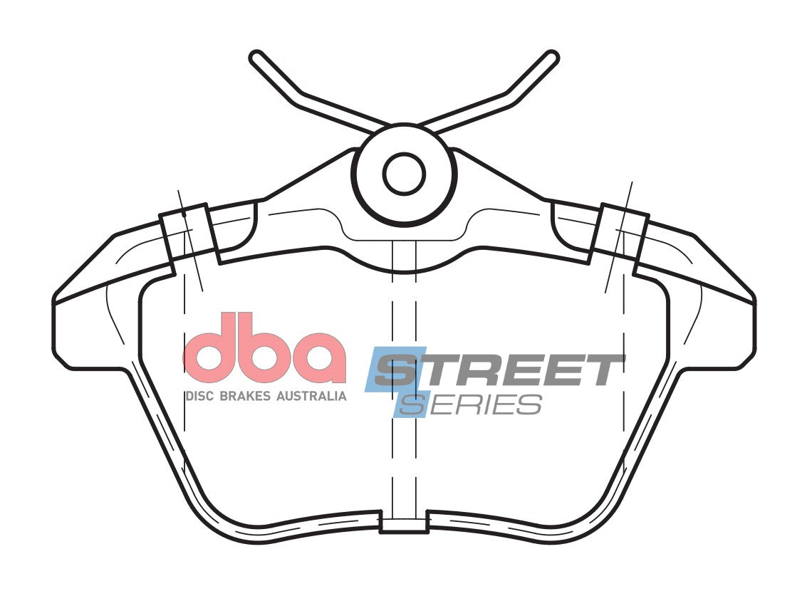 DBA DB2038SS - Brake Pads Street Series Ceramic | Rear Axle