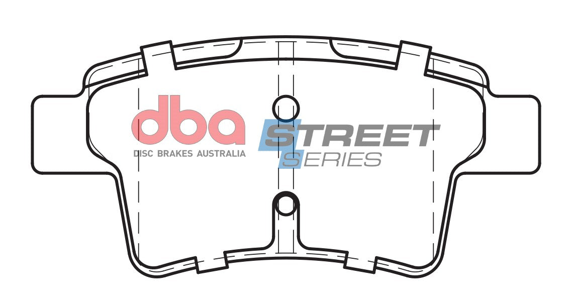 DBA DB2041SS - Brake Pads Street Series Ceramic | Rear Axle