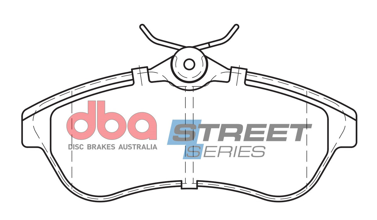 DBA DB2043SS - Brake Pads Street Series Ceramic | Front Axle