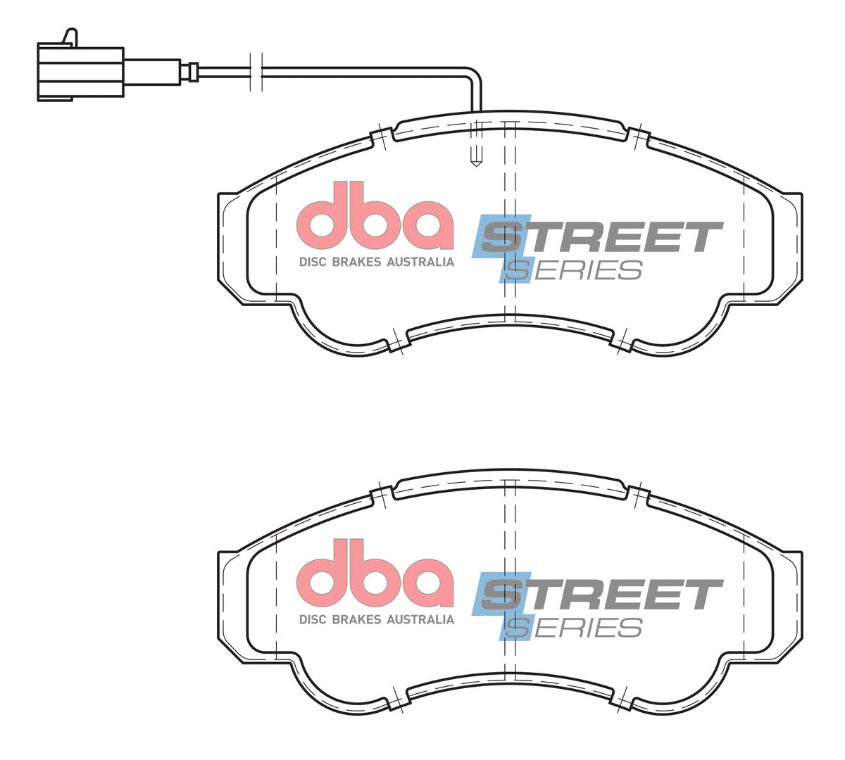 DBA DB2045SS - Brake Pads Street Series Semi-metallic | Front Axle
