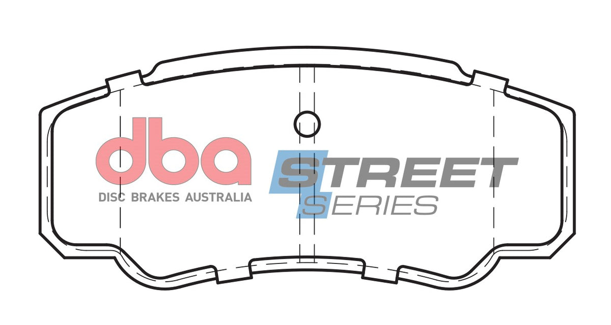 DBA DB2046SS - Brake Pads Street Series Semi-metallic | Rear Axle