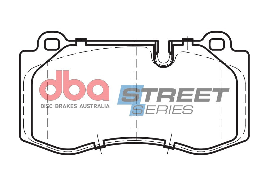 DBA DB2057SS - Brake Pads Street Series Ceramic | Front Axle