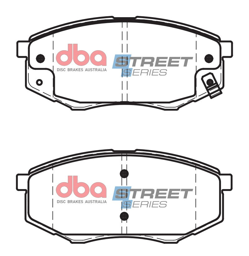 DBA DB2072SS - Brake Pads Street Series Ceramic | Front Axle