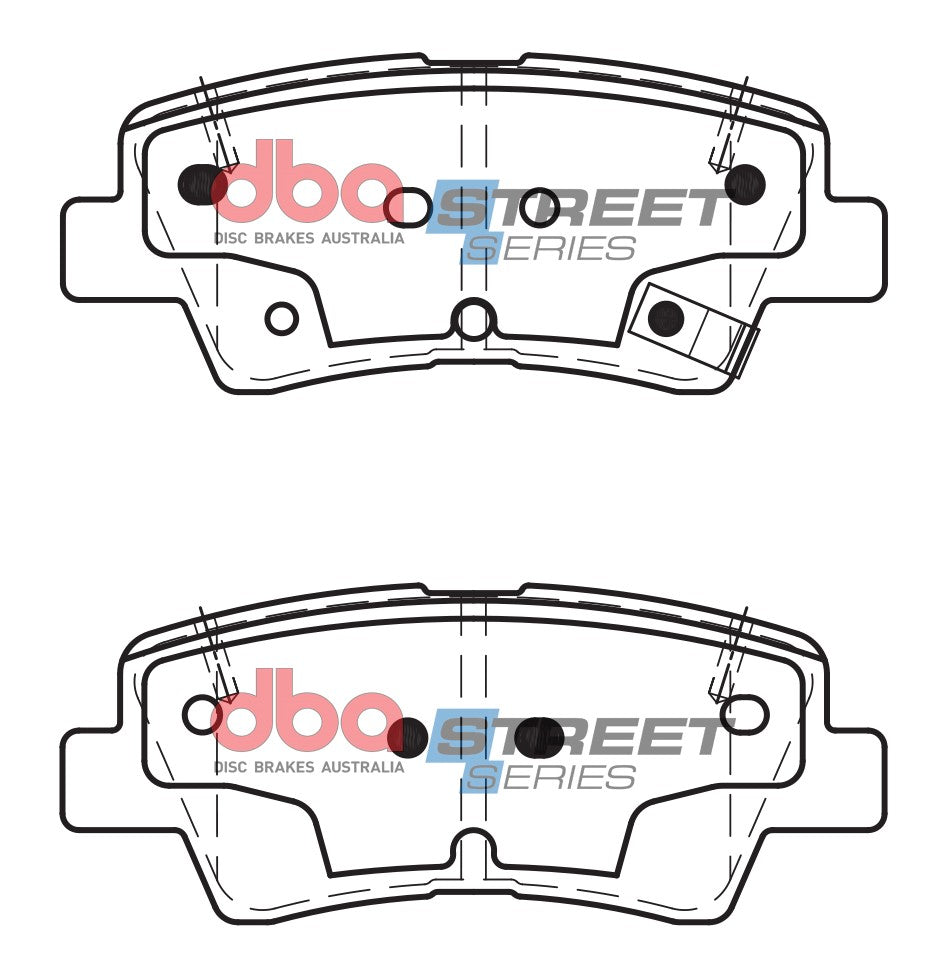 DBA DB2076SS - Brake Pads Street Series Ceramic