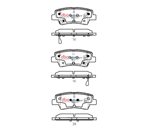DBA DB2076SSEV - Hyundai Ioniq / Kona /  Kia Niro 2017 - On R