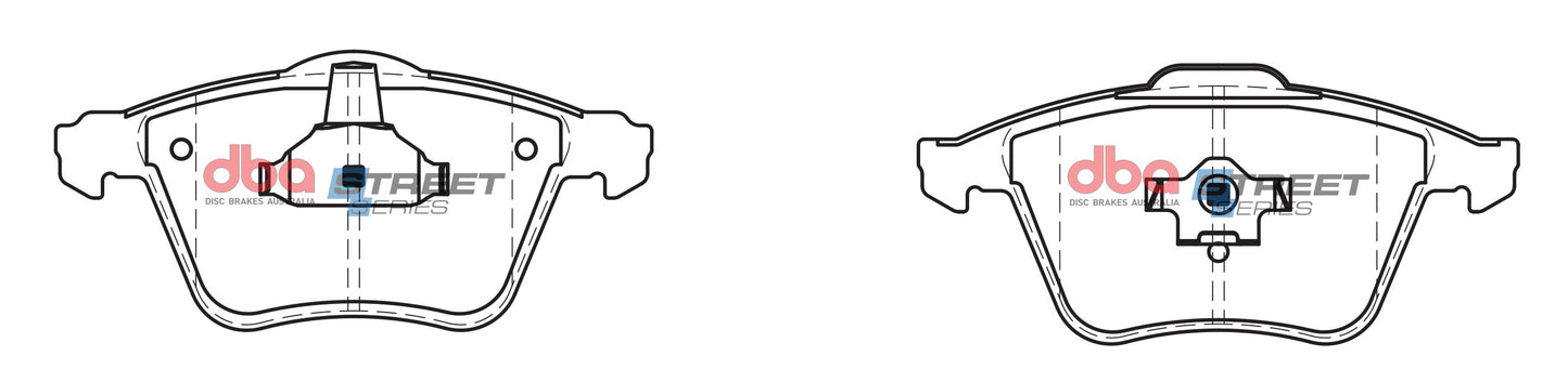 DBA DB2176SS - Brake Pads Street Series Ceramic | Front Axle