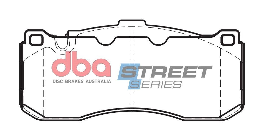 DBA DB2195SS - Brake Pads Street Series Ceramic | Front Axle