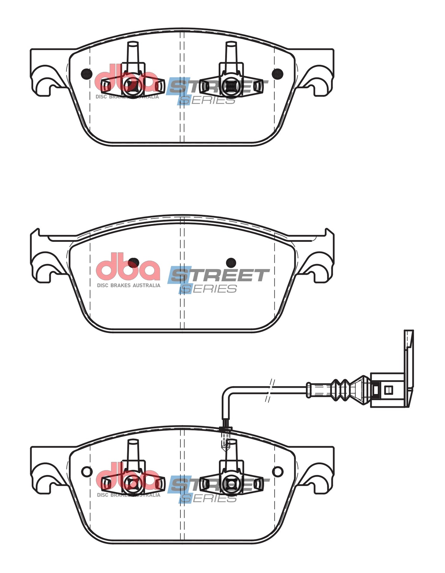 DBA DB2200SS - Brake Pads Street Series Semi-metallic | Front Axle
