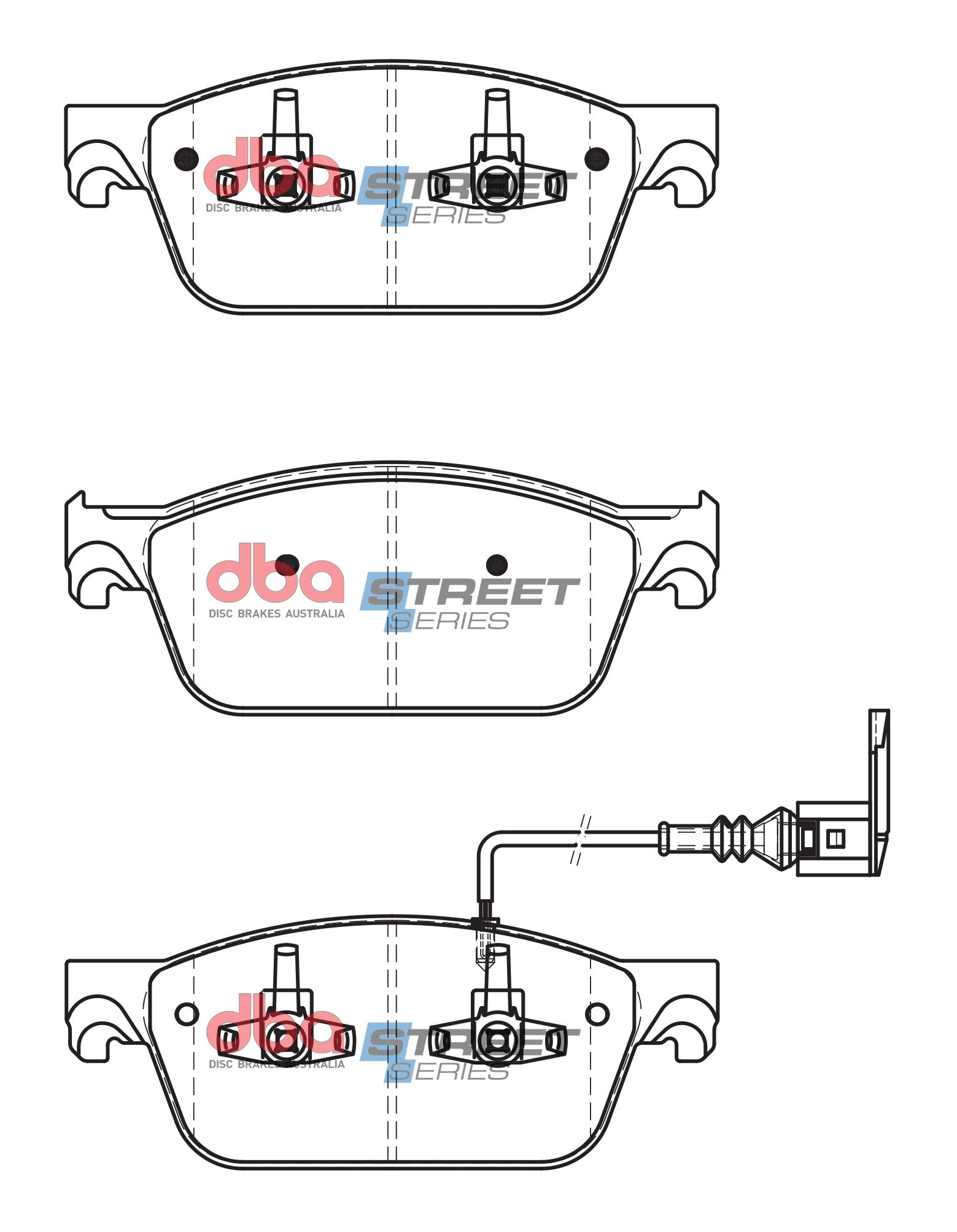DBA DB2200SS - Brake Pads Street Series Semi-metallic | Front Axle