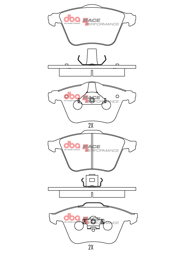 DBA DB2210RP - Brake Pads Race Performance