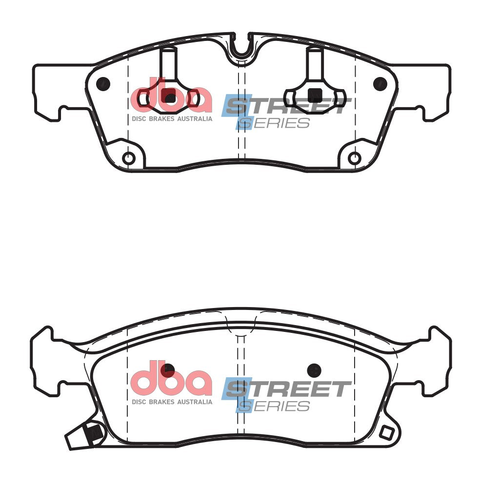 DBA DB2216SS - Brake Pads Street Series Ceramic | Front Axle