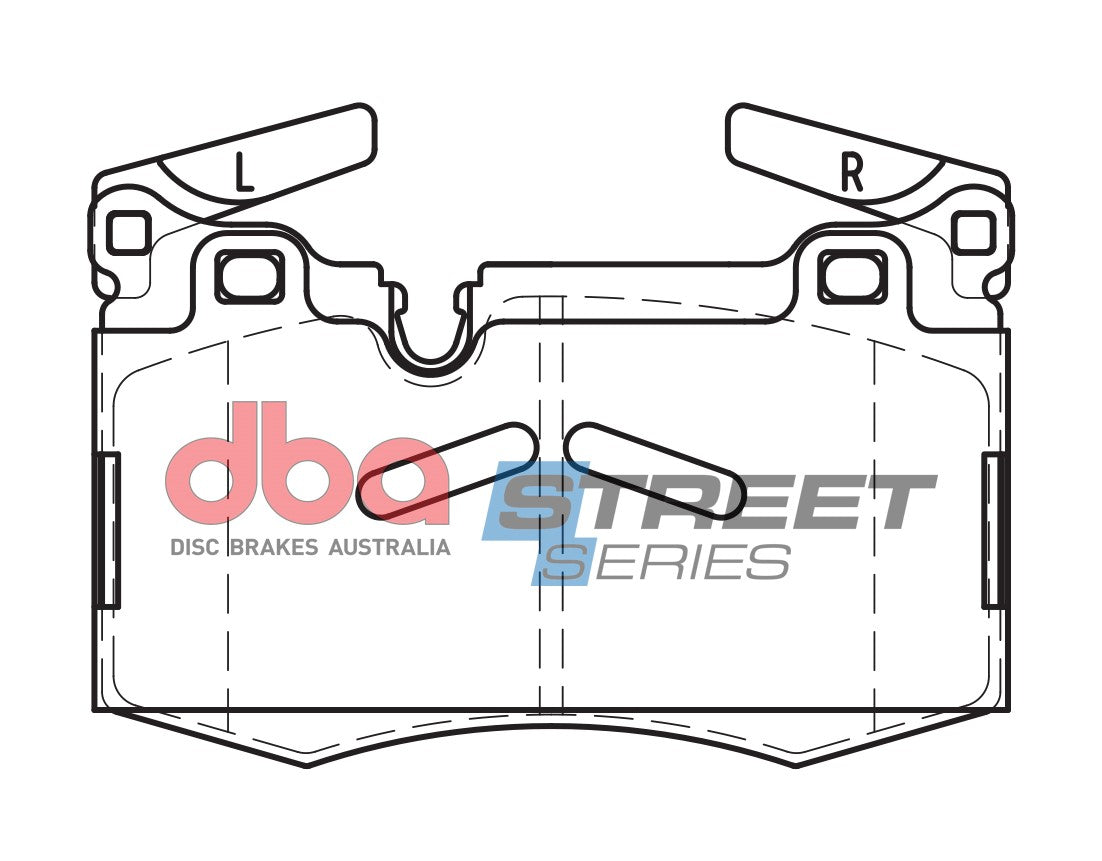 DBA DB2222SS - Brake Pads Street Series Ceramic | Front Axle