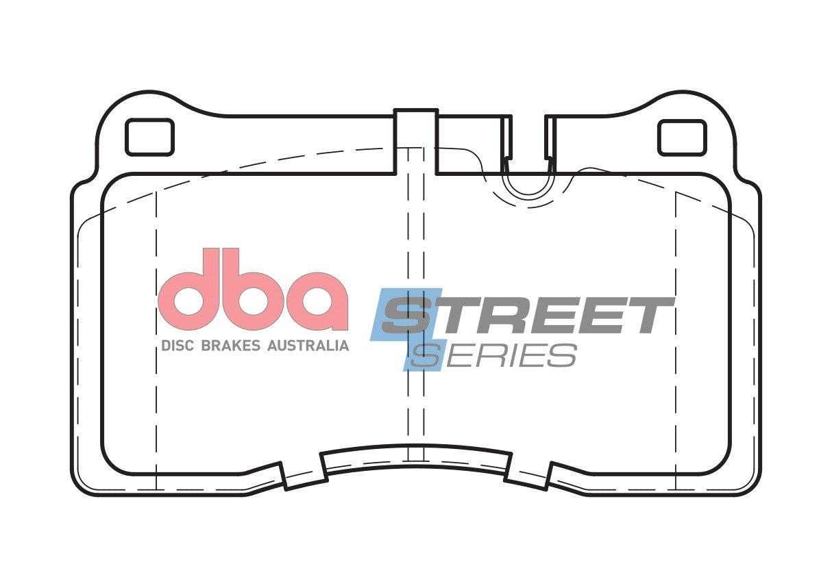 DBA DB2228SS - Brake Pads Street Series Semi-metallic | Front Axle