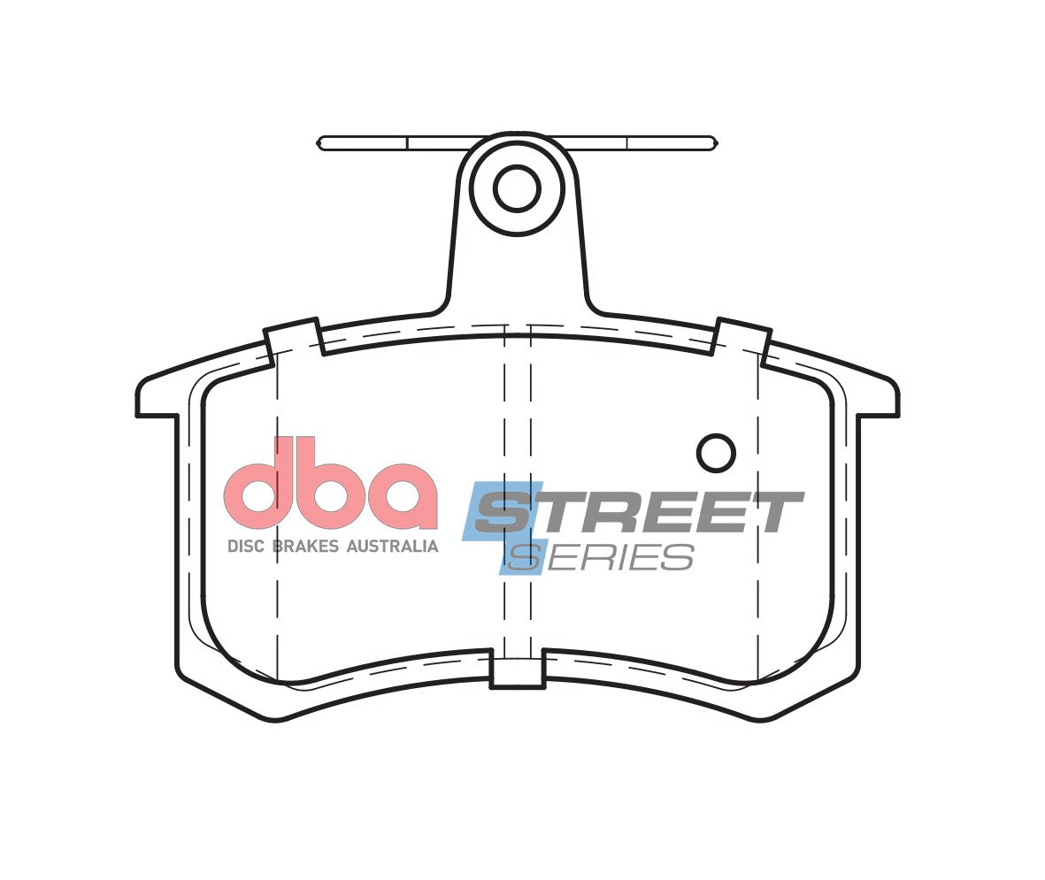 DBA DB222SS - Brake Pads Street Series Ceramic | Rear Axle
