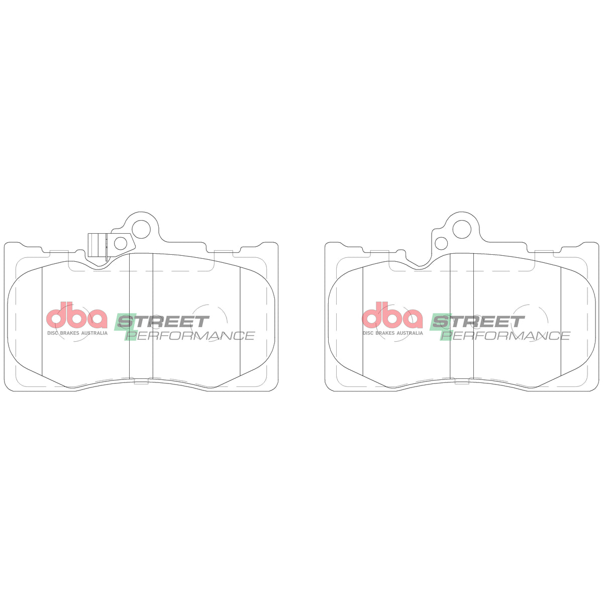 DBA DB2255SP - Brake Pads Street Performance | Front Axle