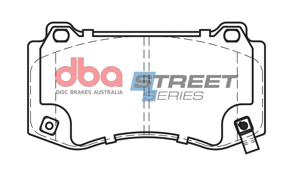 DBA DB2259SS - Brake Pads Street Series Ceramic | Front Axle