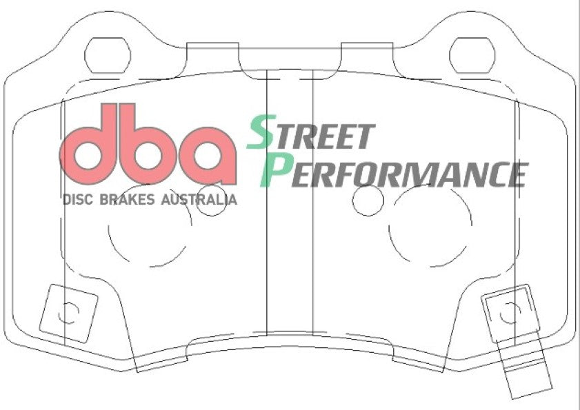 DBA DB2260SP - Brake Pads Street Performance | Rear Axle