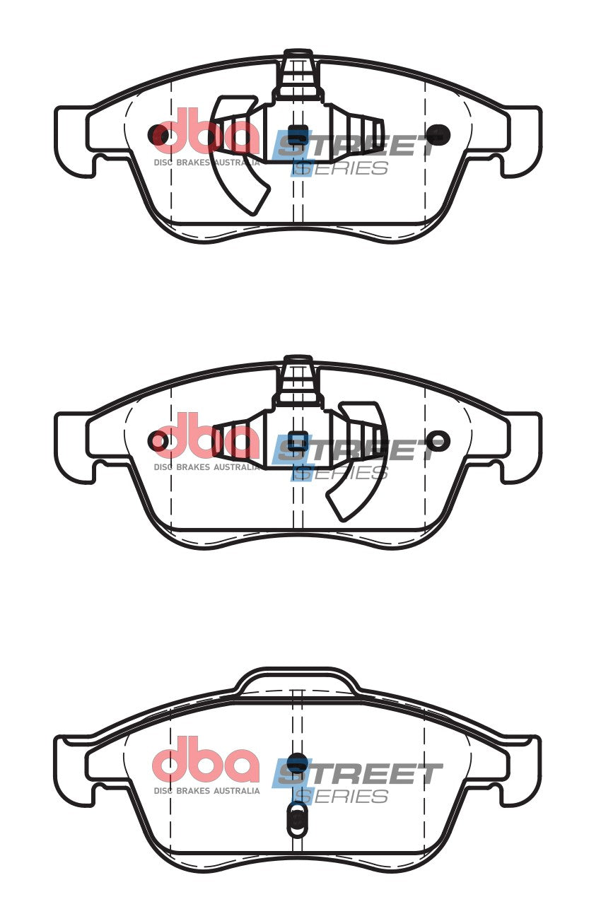 DBA DB2276SS - Brake Pads Street Series Ceramic | Front Axle
