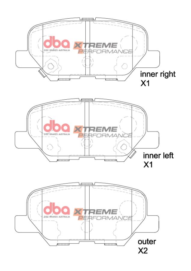 DBA DB2294XP - Brake Pads Xtreme Performance | Rear Axle