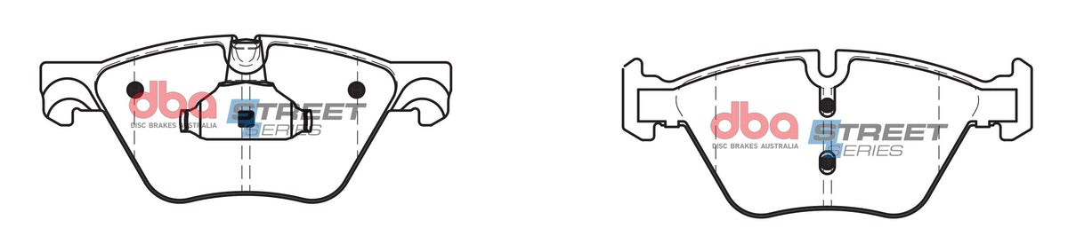 DBA DB2295SS - Brake Pads Street Series Ceramic | Front Axle