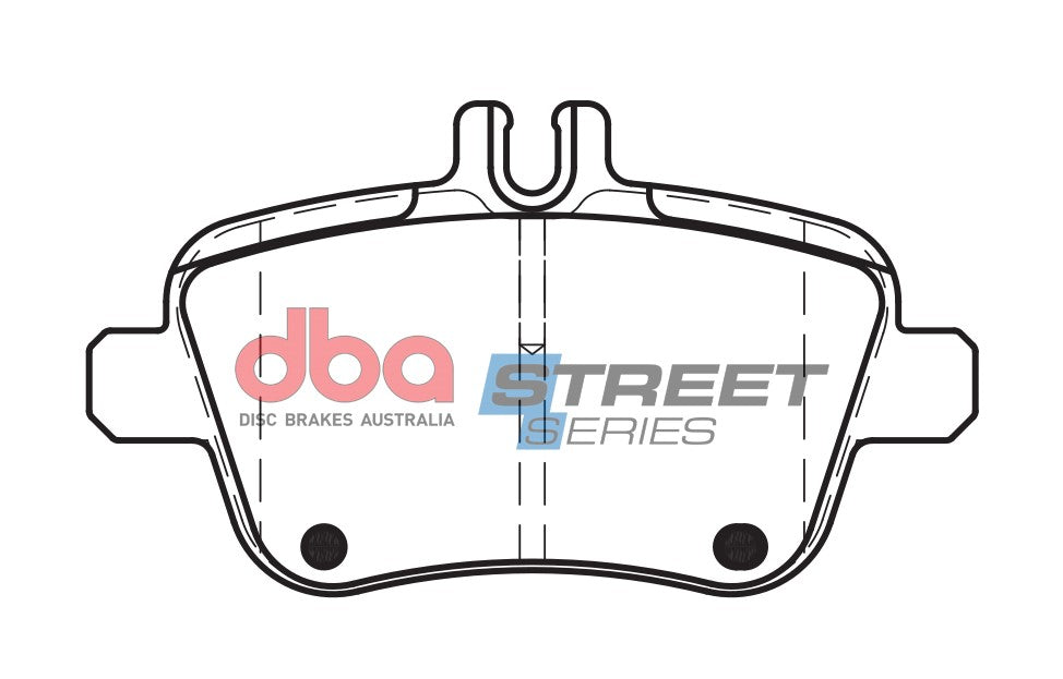 DBA DB2318SS - Brake Pads Street Series Ceramic | Rear Axle