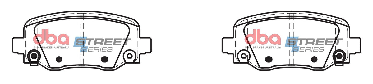 DBA DB2338SS - Brake Pads Street Series Ceramic | Rear Axle