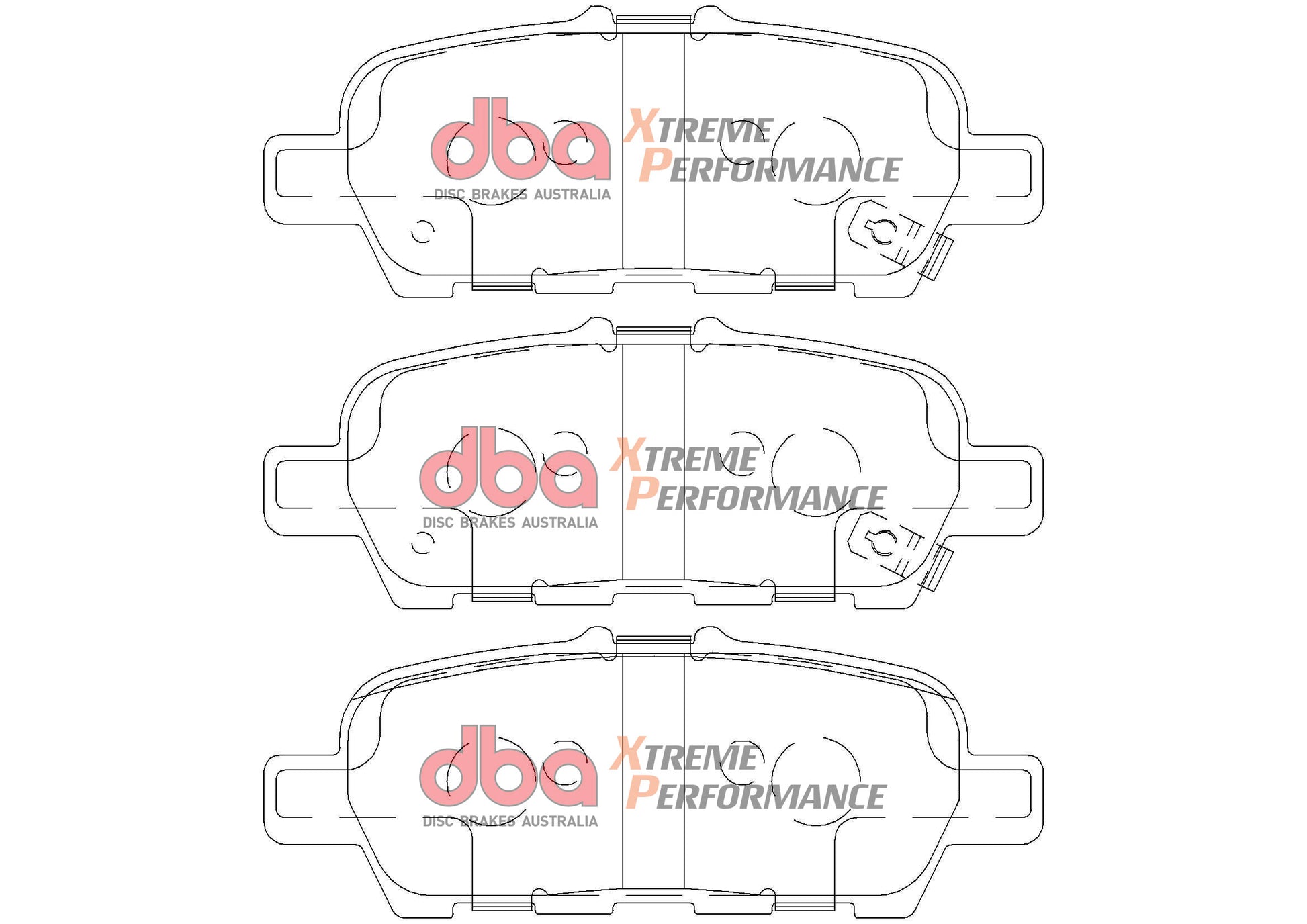 DBA DBA42313S-2340XP - Brake Kit - 4000 Series T3 Slotted & Xtreme Performance Brake Pads (2x DBA42313S + DB2340XP)