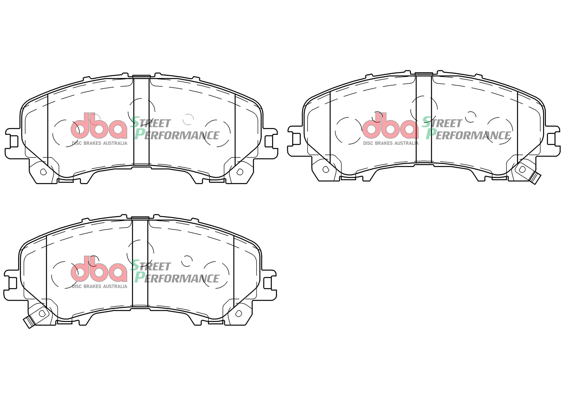 DBA DB2341SP - Brake Pads Street Performance | Front Axle