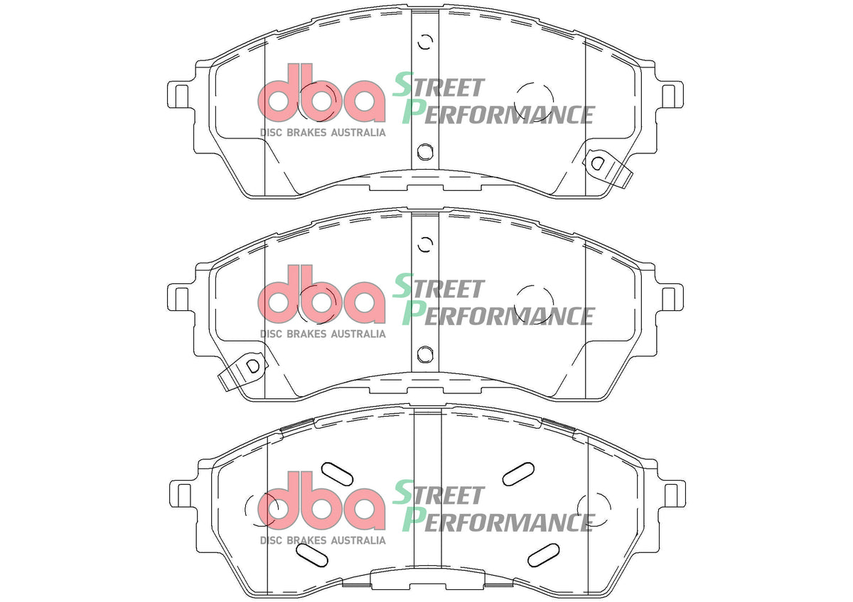 DBA DB2379SP - Brake Pads Street Performance | Front Axle