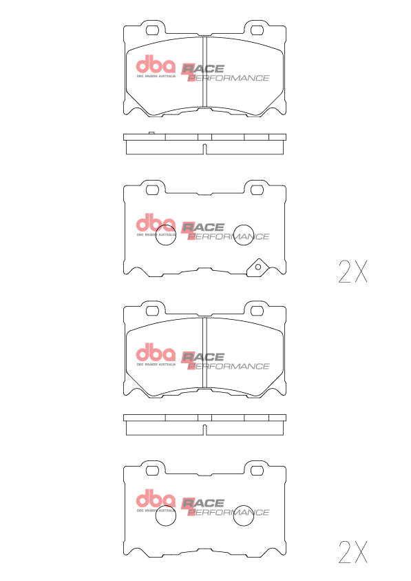 DBA DB2400RP - Brake Pads Race Performance