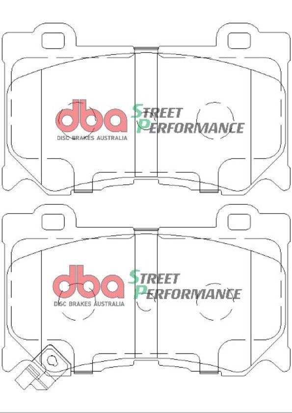 DBA DB2400SP - Brake Pads Street Performance | Front Axle