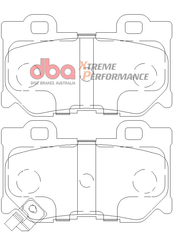 DBA DB2401XP - Brake Pads Xtreme Performance | Rear Axle