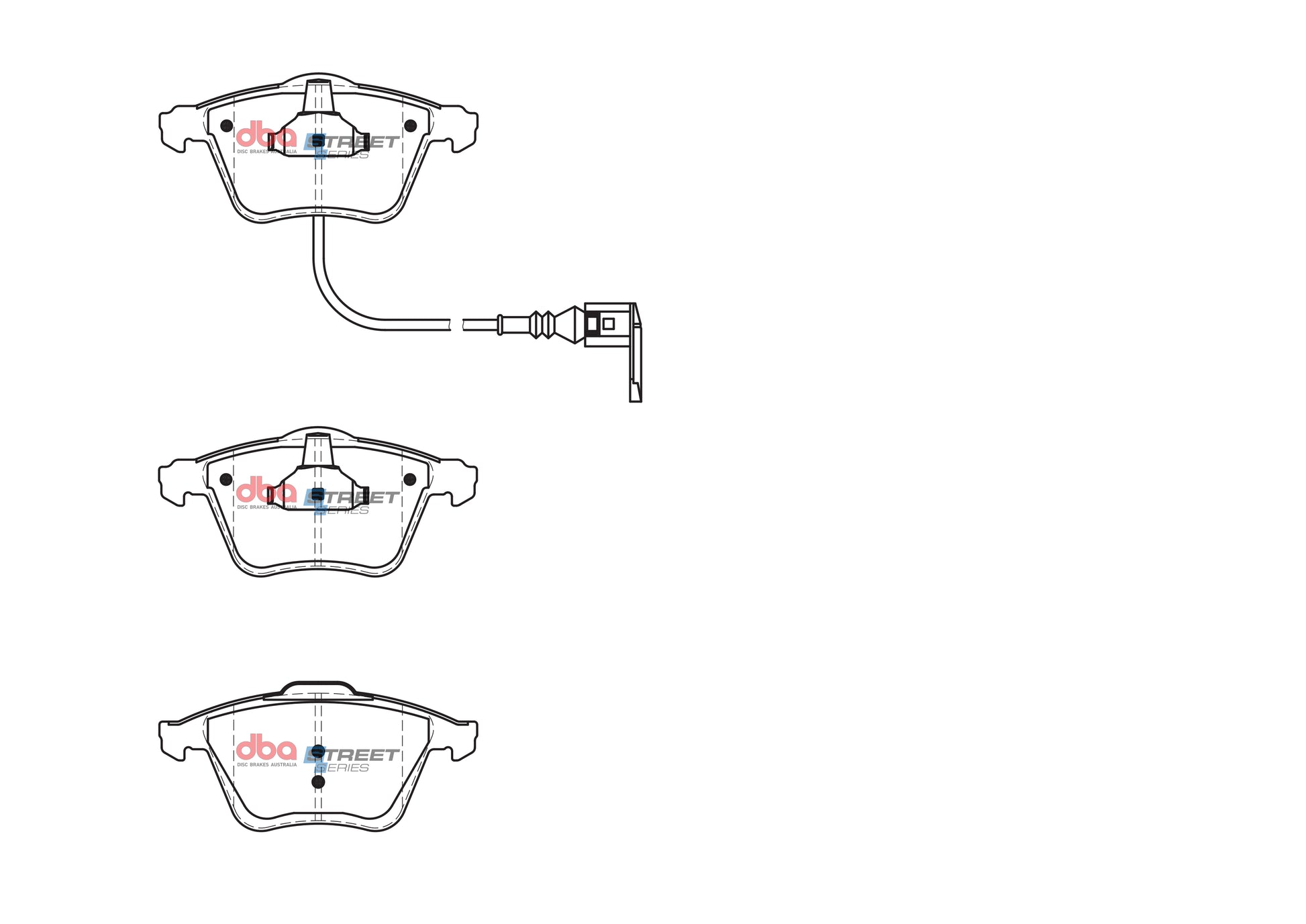 DBA DB2402SS - Brake Pads Street Series Ceramic | Front Axle