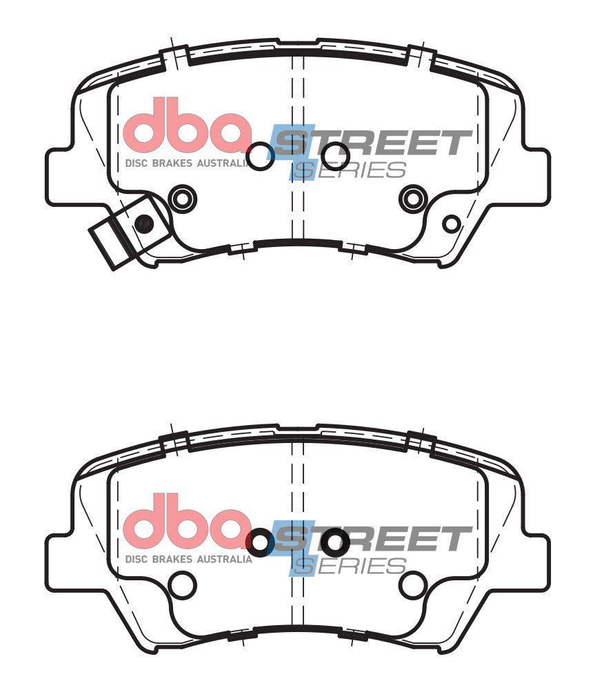 DBA DB2443SS - Brake Pads Street Series Ceramic | Front Axle