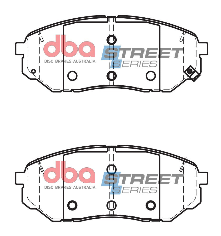 DBA DB2446SS - Brake Pads Street Series Ceramic | Front Axle