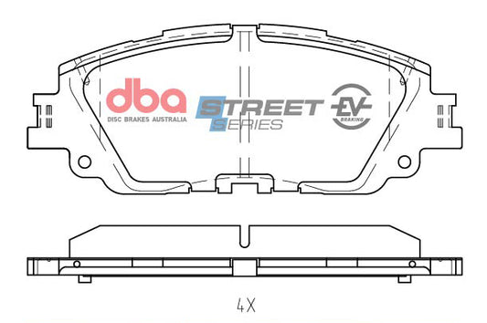 DBA DB2449SSEV - Toyota Camry Hybrid 2018 On / RAV 4 Hybrid 2019 On  / Lexus UX250H Hybrid 2018 On F
