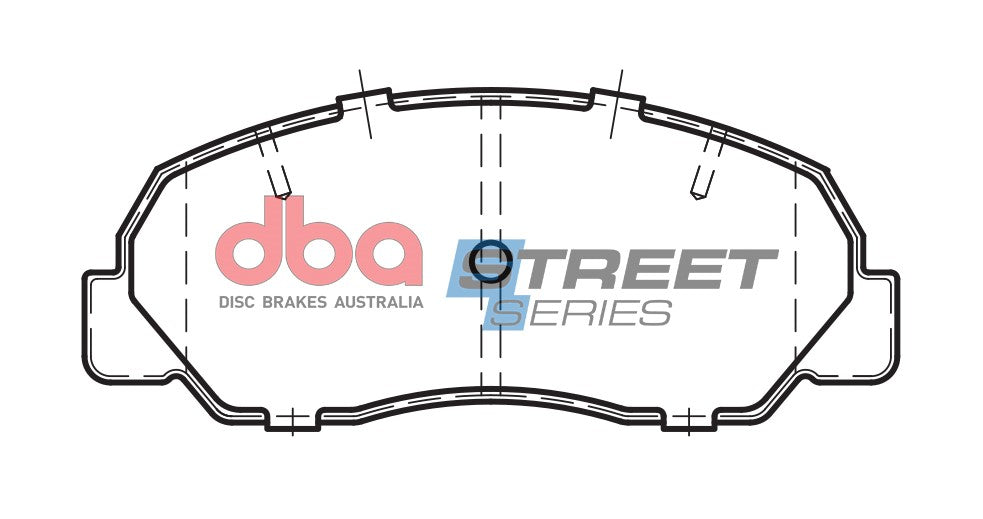 DBA DB292SS - Brake Pads Street Series Semi-metallic | Front Axle