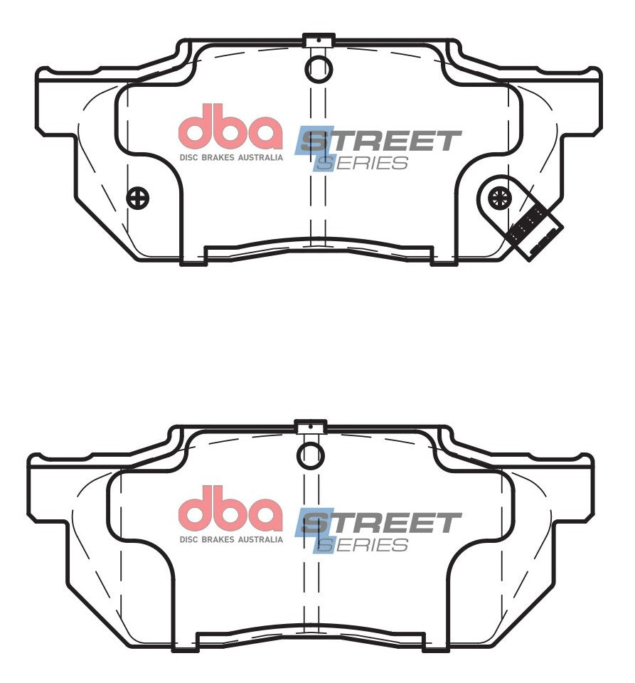 DBA DB300SS - Brake Pads Street Series Ceramic | Front Axle