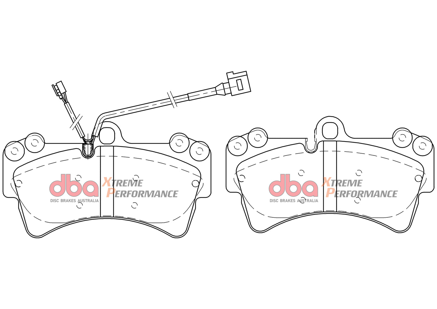 DBA DBA42246XS-7878XP - Brake Kit - 4000 Series T3 Slotted & Xtreme Performance Brake Pads (2x DBA42246XS + DB7878XP)