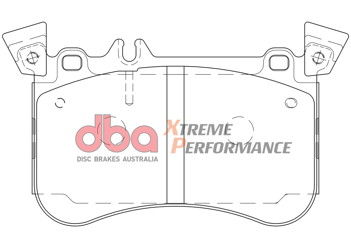 DBA DBA42698S-9031XP - Brake Kit - 4000 Series T3 Slotted & Xtreme Performance Brake Pads (2x DBA42698S + DB9031XP)