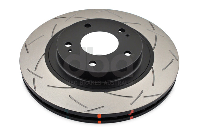 DBA DBA4417S-1223XP - Brake Kit - 4000 Series T3 Slotted & Xtreme Performance Brake Pads (2x DBA4417S + DB1223XP)