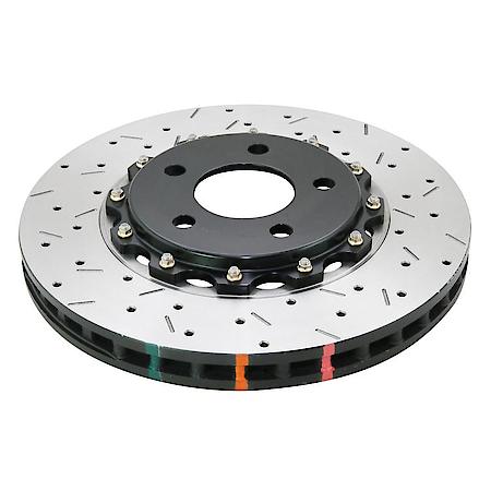 DBA DBA52024BLKXS - 5000 series - Crossed Drilled & Slotted 2-Piece Black Hat
