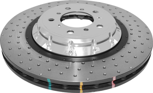 DBA DBA52280SLVXD - 5000 series - Crossed Drilled & Dimpled Silver Hat