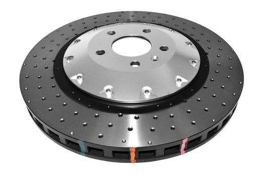 DBA DBA52778SLVXD - 5000 series - Crossed Drilled & Dimpled Silver Hat