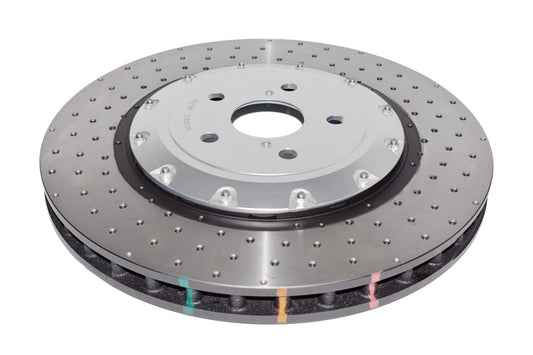 DBA DBA52788SLVXD - 5000 series - Crossed Drilled & Dimpled Silver Hat