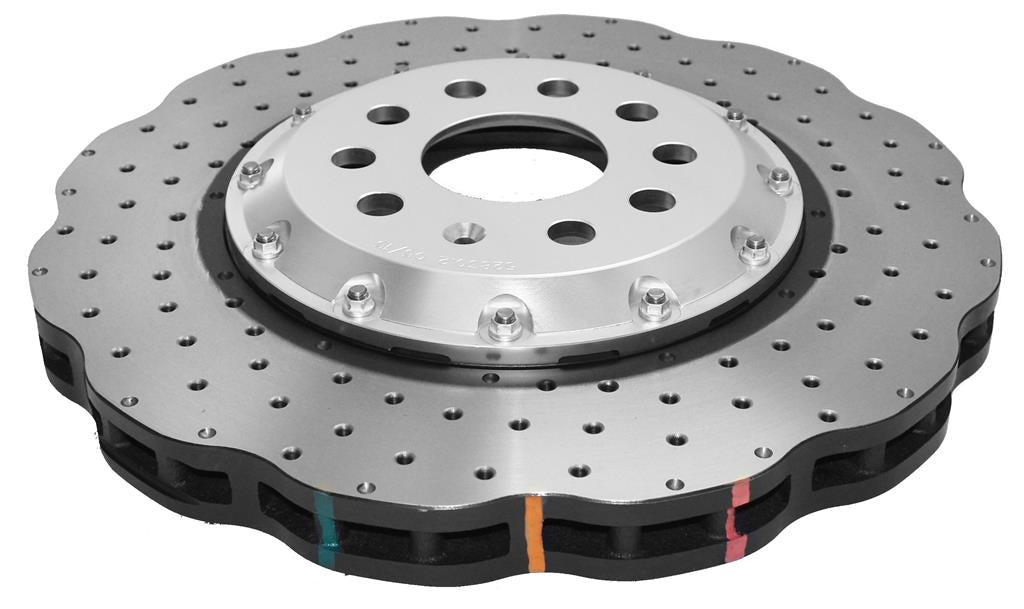 DBA DBA52830WSLVXD - 5000 series - Crossed Drilled & Dimpled Silver Hat