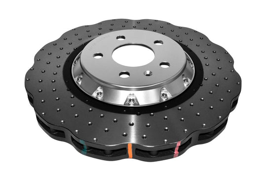 DBA DBA52832WSLVXD - 5000 series - Crossed Drilled & Dimpled Silver Hat