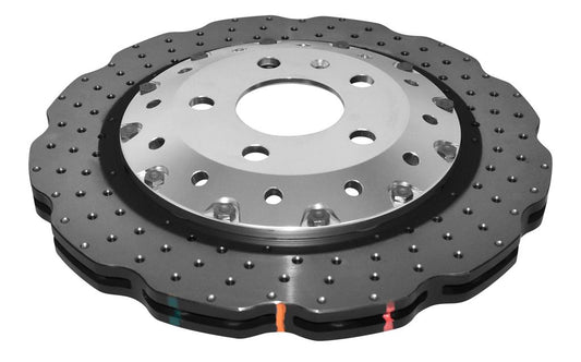 DBA DBA52834WSLVXD - 5000 series - Crossed Drilled & Dimpled Silver Hat