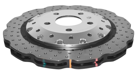 DBA DBA52835WSLVXD - 5000 series - Crossed Drilled & Dimpled Silver Hat